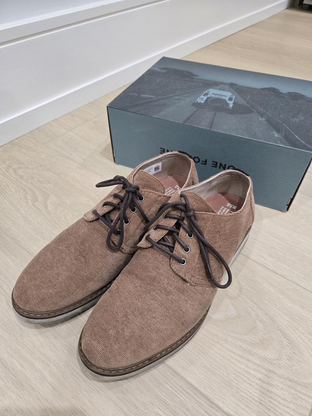 Men's Toms Casual Corduroy Derby Shoes in Brown